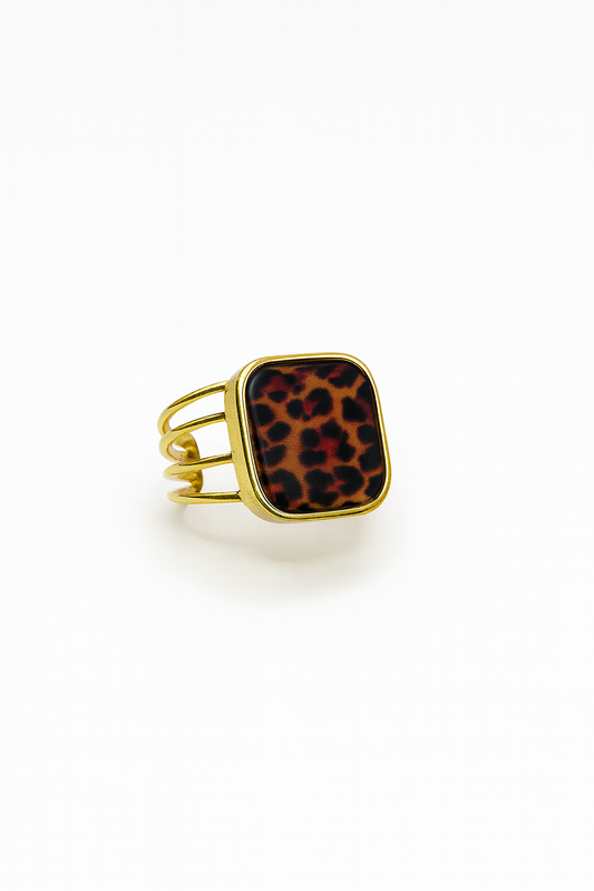 BAGUE LÉOPARD