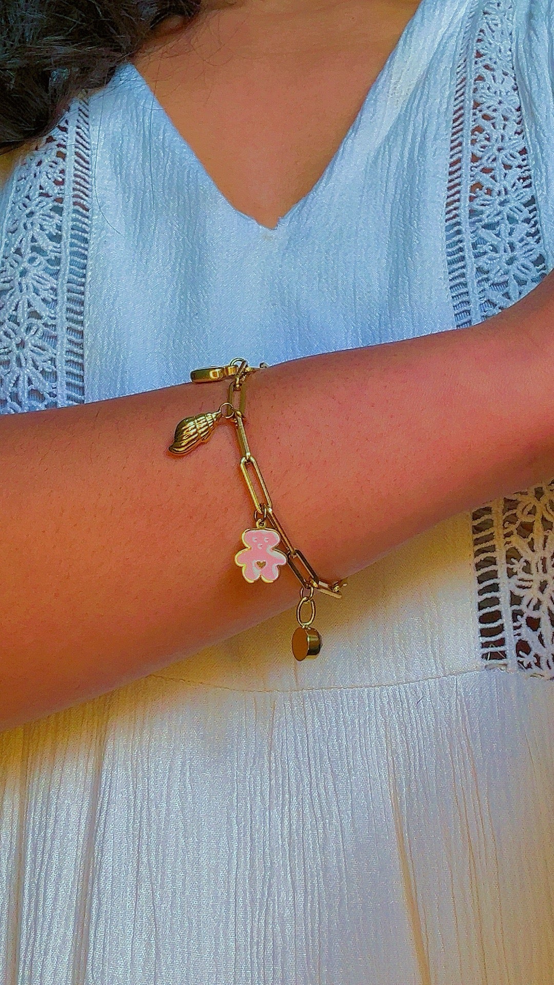 BRACELET CHARMS ROSE