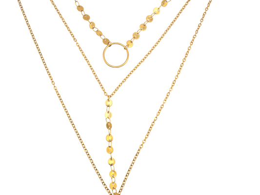 COLLIER ESMERALDA GOLD