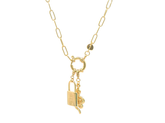 COLLIER CHARM LILA