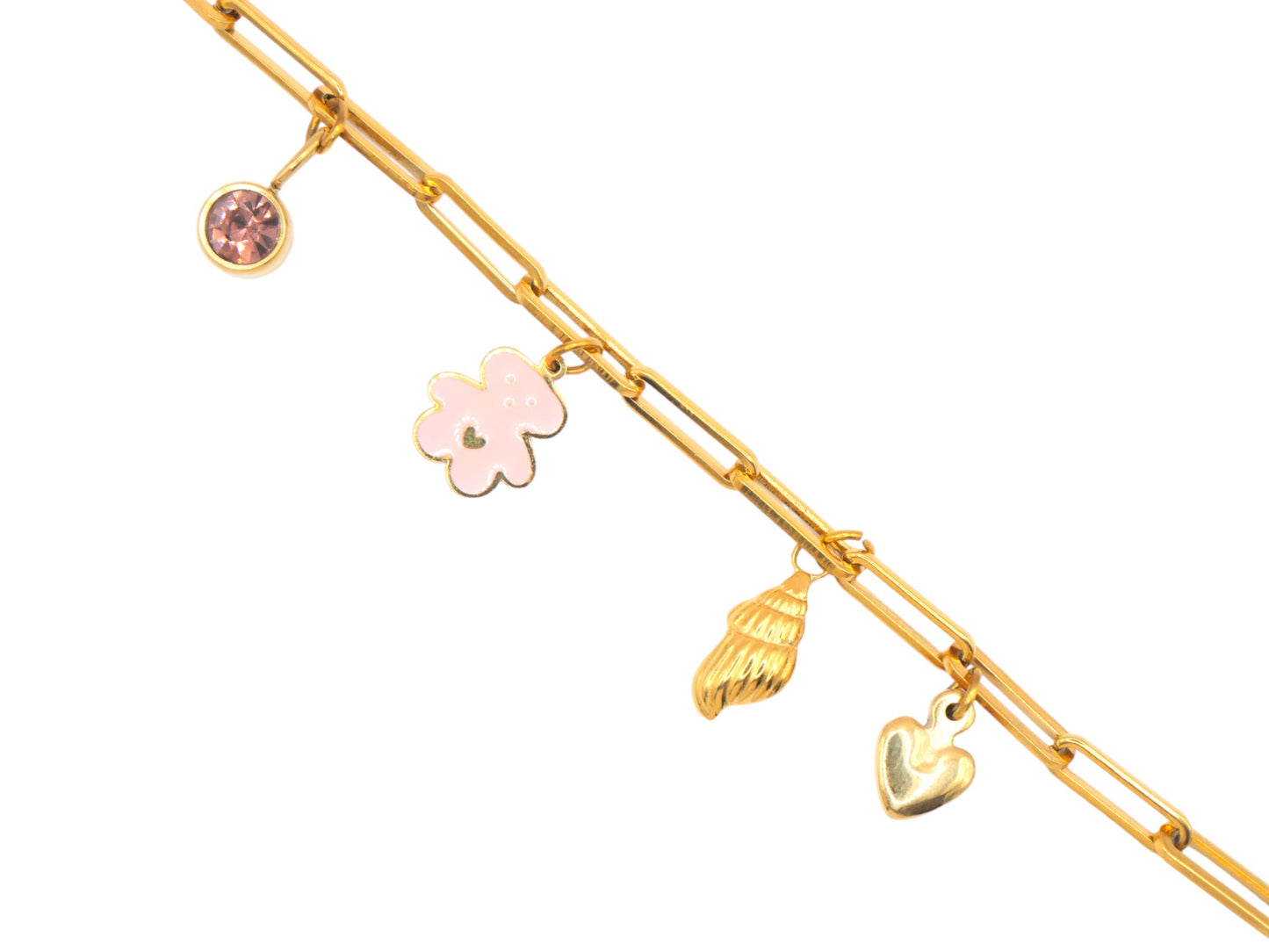 BRACELET CHARMS ROSE